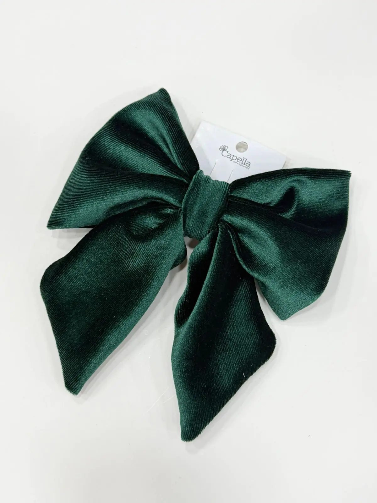Alexandra velvet bow clip in medium