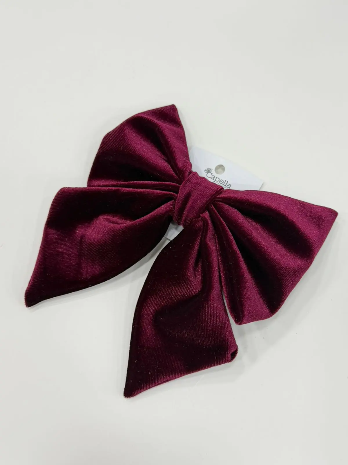Alexandra velvet bow clip in medium
