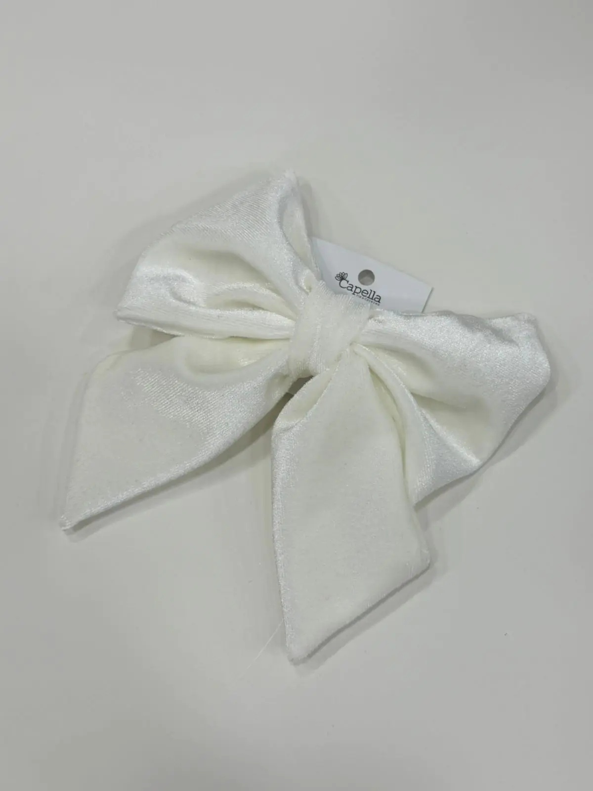 Alexandra velvet bow clip in medium