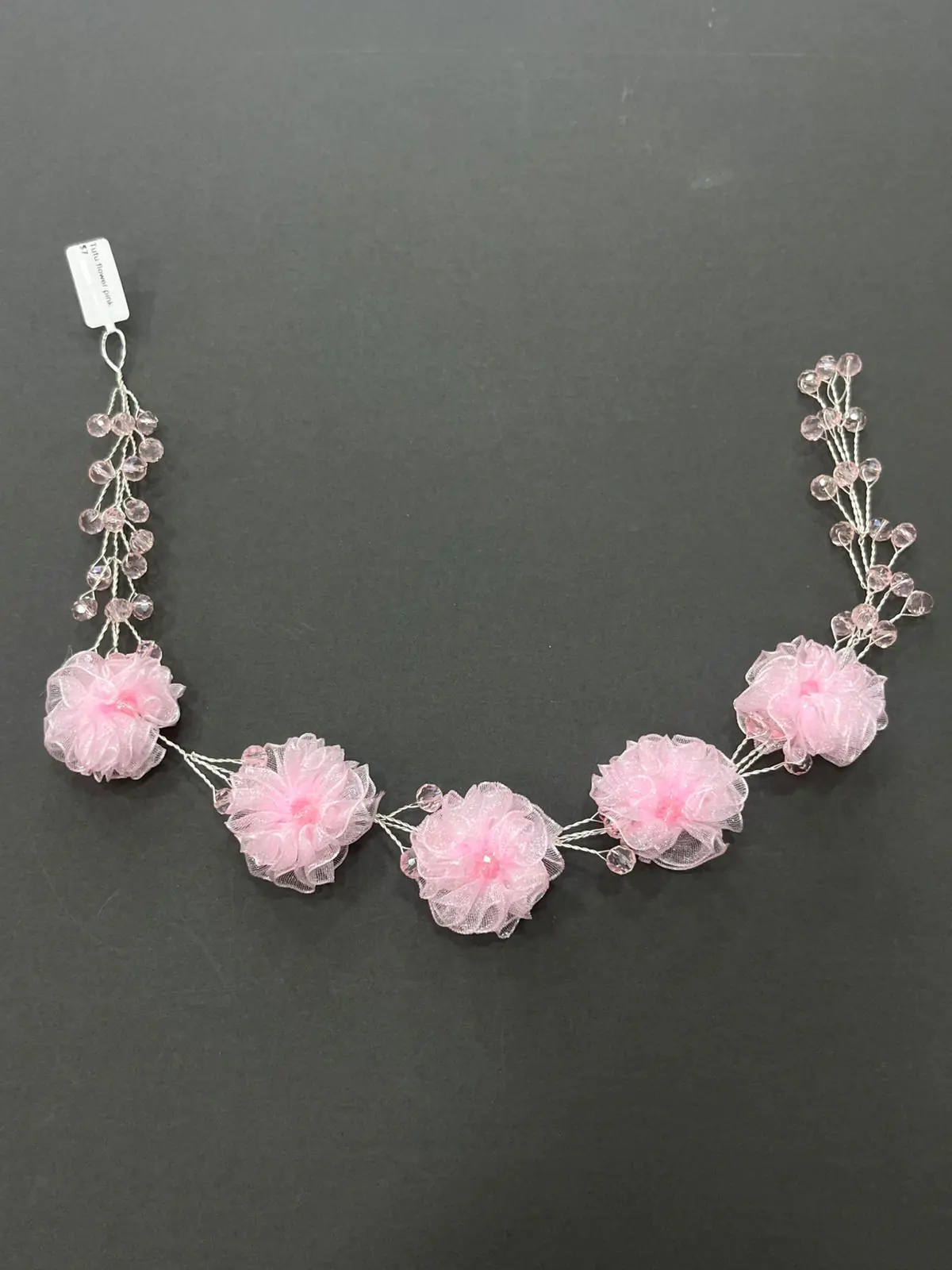 Tutu flower flexible headpiece