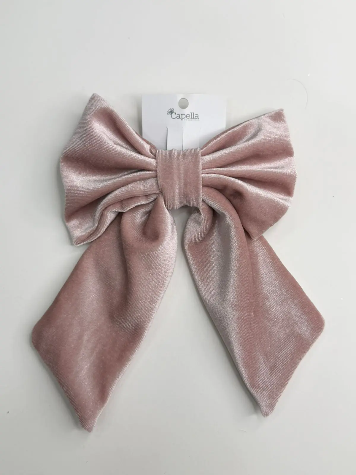 Alexandra velvet bow clip in large