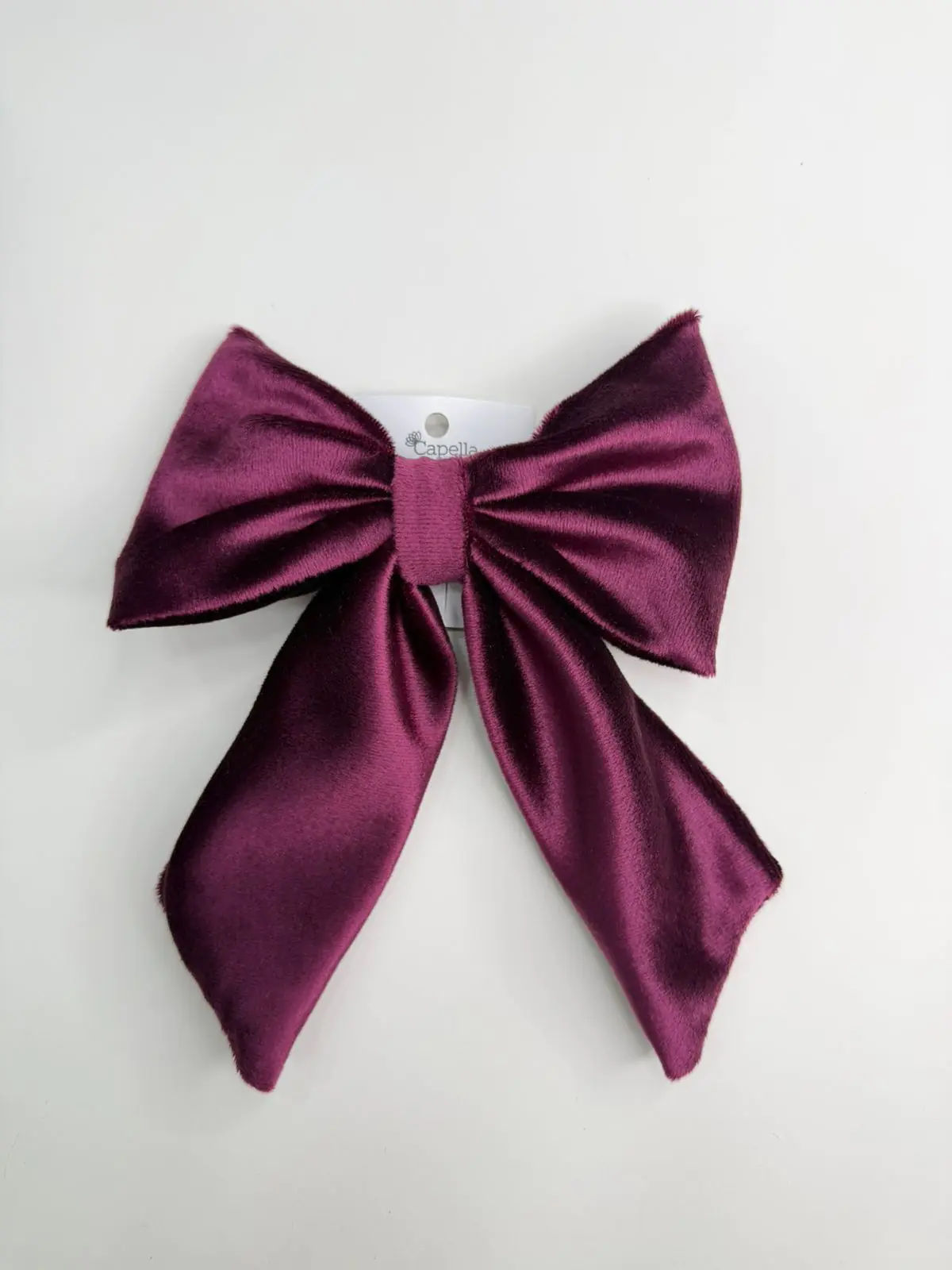 Alexandra velvet bow clip in large