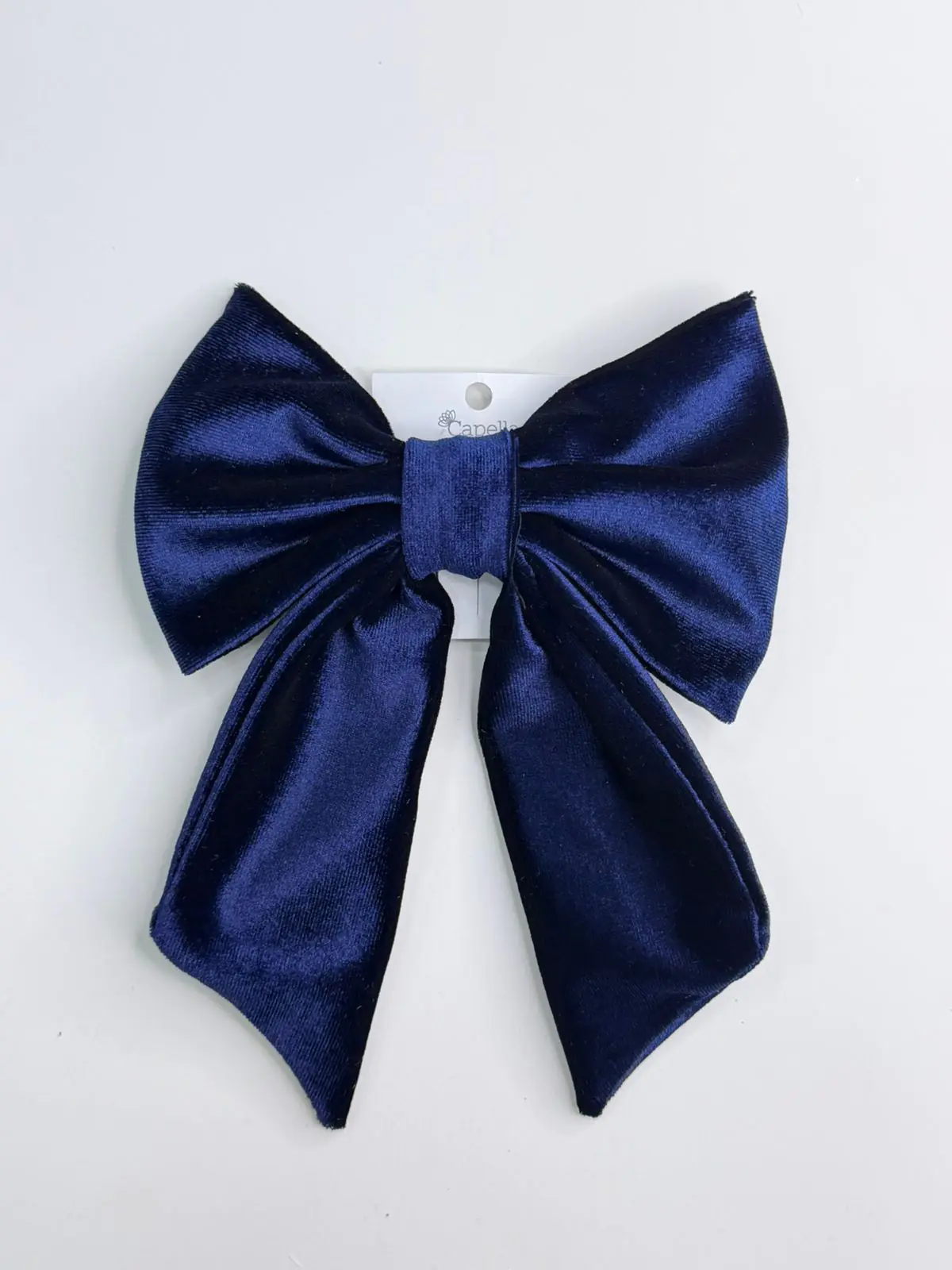 Alexandra velvet bow clip in large