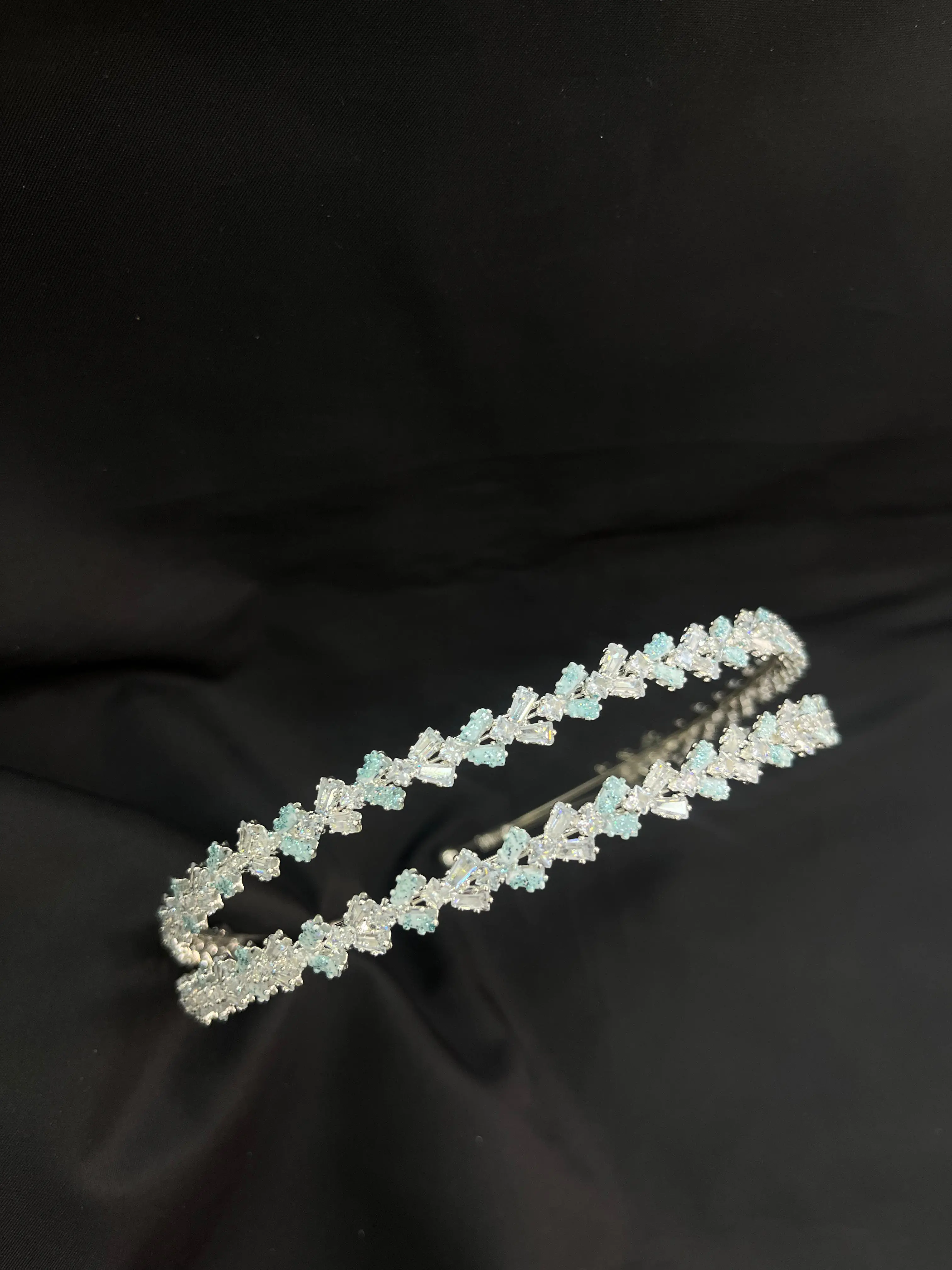 Noha headband two rows blue