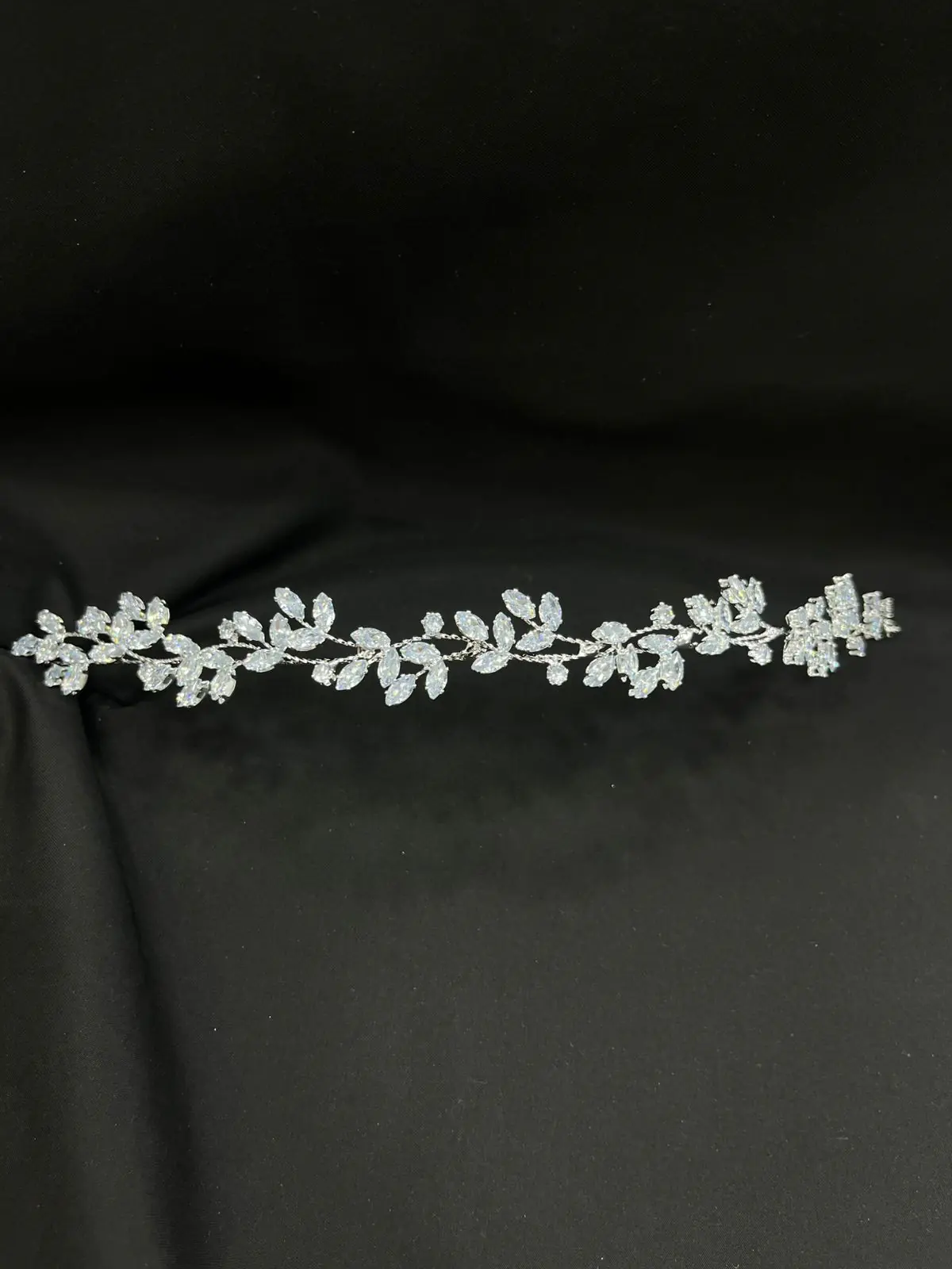 Aira zircon headpiece