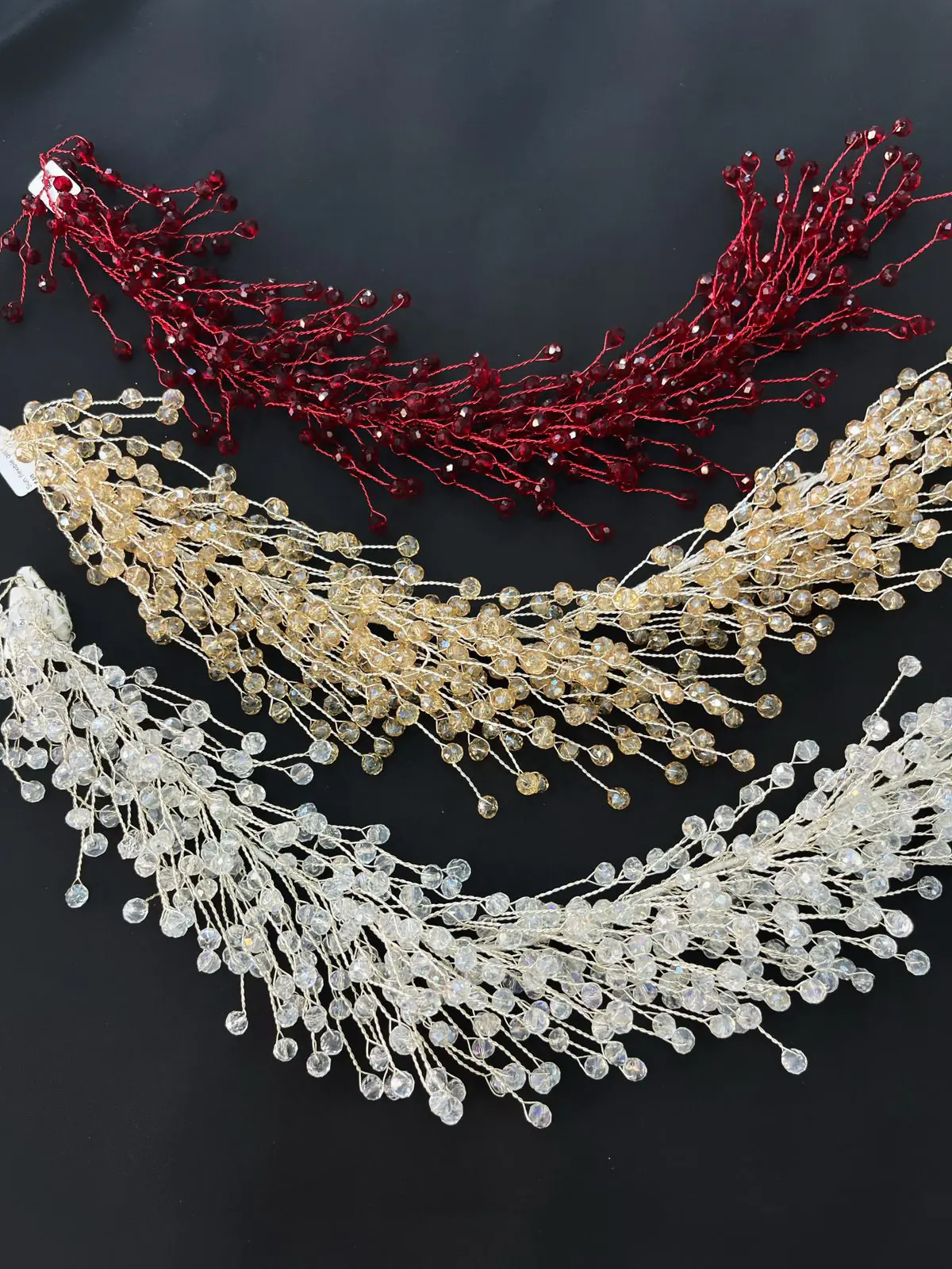 Flexible Sun crystal headpiece