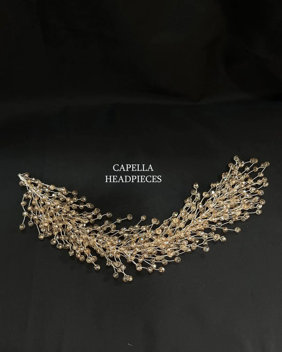 Flexible Sun crystal headpiece