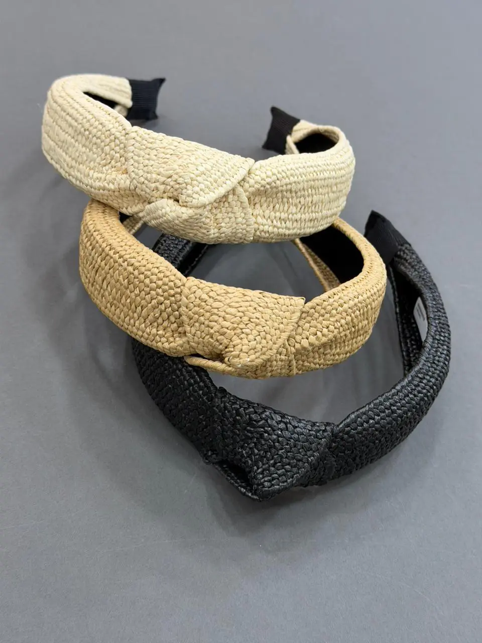 Nathalie straw headband