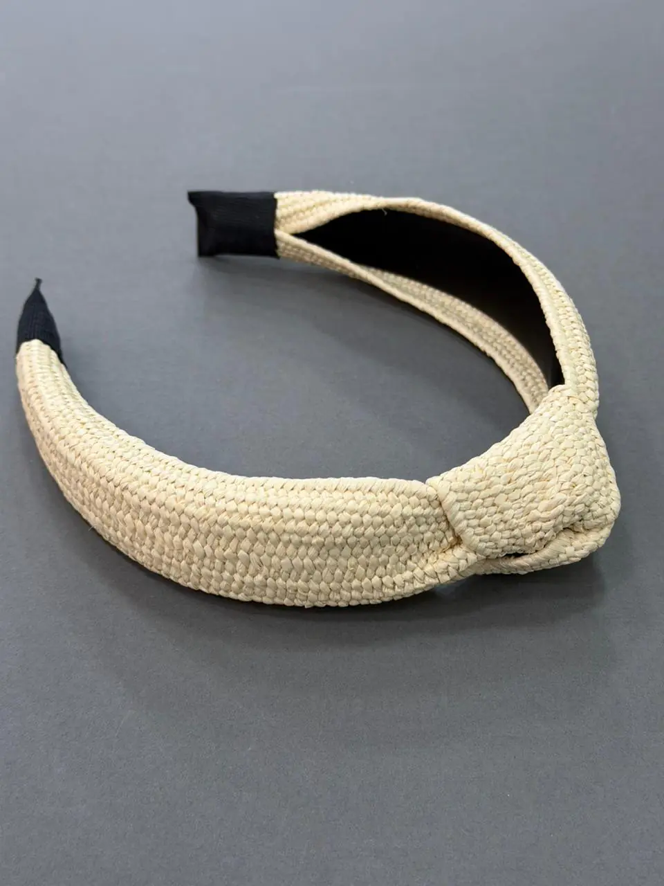 Nathalie straw headband