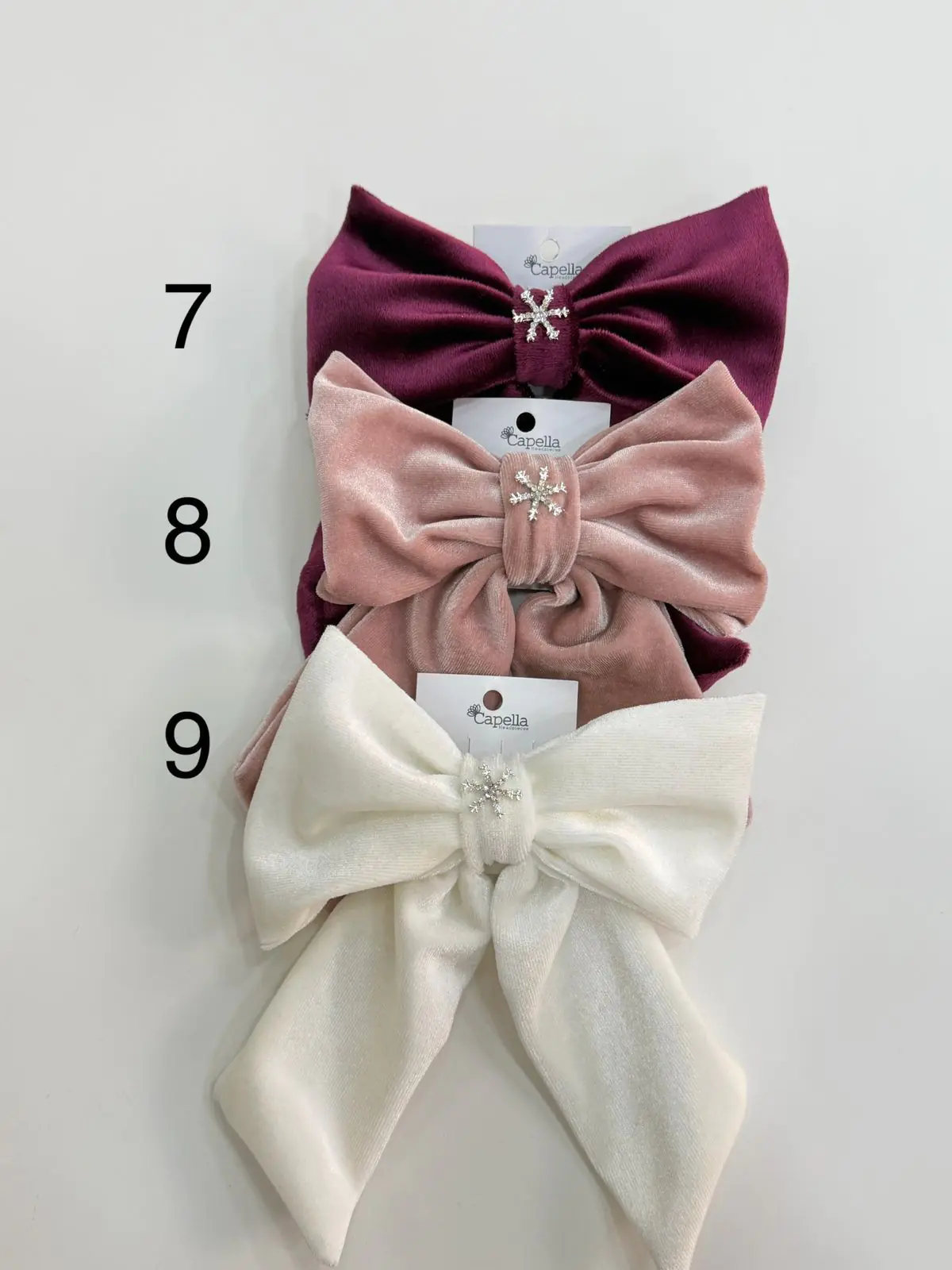 Alexandra snowflake large bow