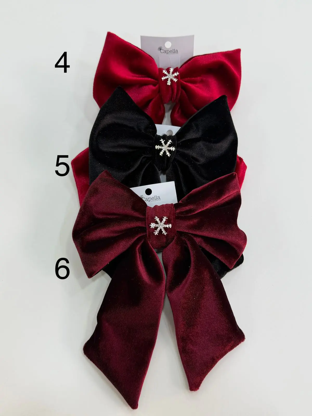 Alexandra snowflake large bow