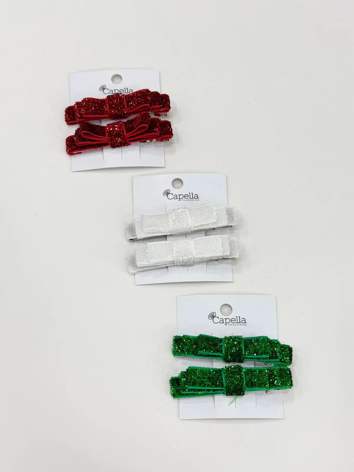 Aurea bow clips pair