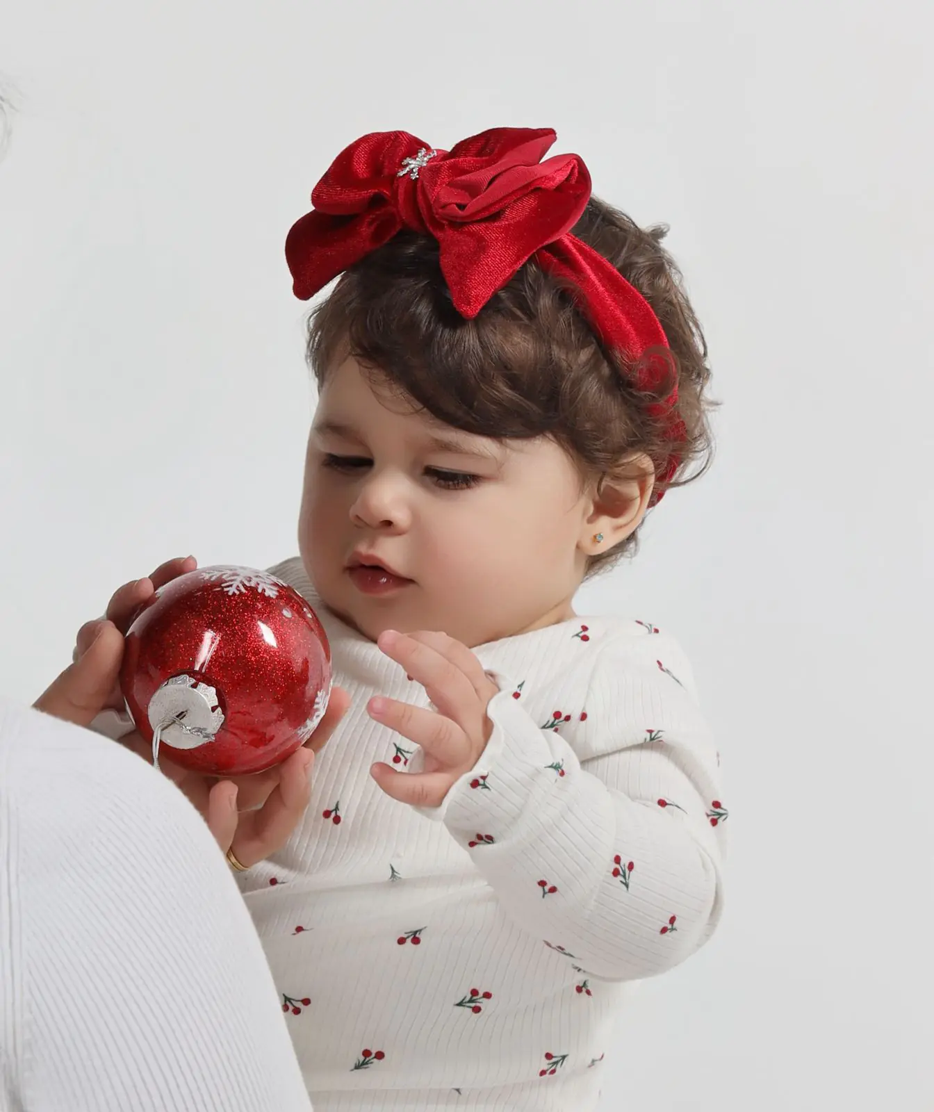 Jolly snowflake elastic headband