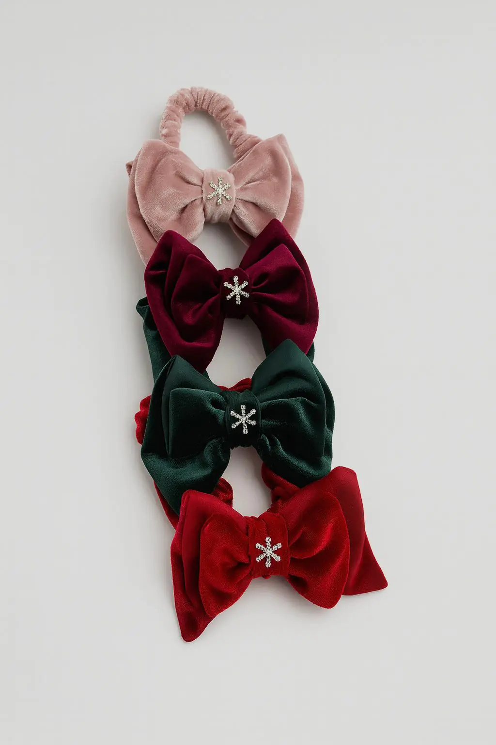 Jolly snowflake elastic headband